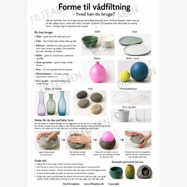 Forme til v�dfiltning