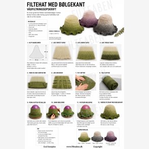 Hat med b�lge kant v�dfiltning
