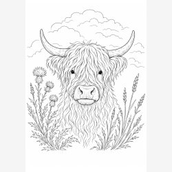 Highland cow pude n�lefiltet