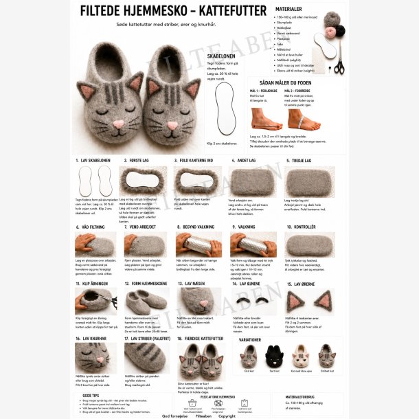 Katte hjemmesko