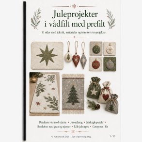 Juleprojekter i v�dfilt med prefelt