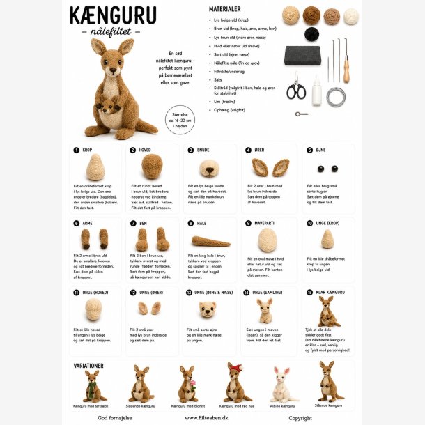 K�nguru n�lefilte opskrift
