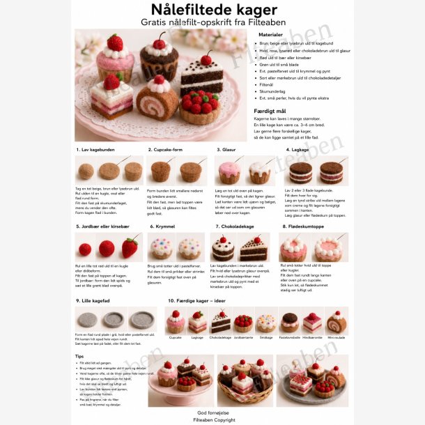 Kager n�lefilte opskrift