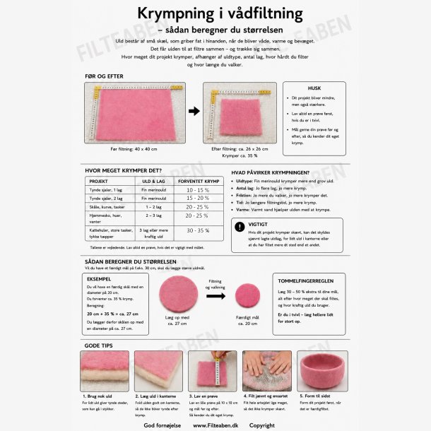 Krympning i v�dfiltning