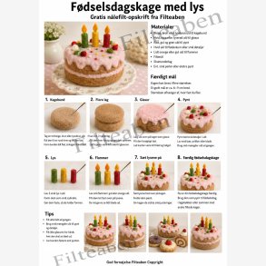 Lagkage n�lefilte opskrift