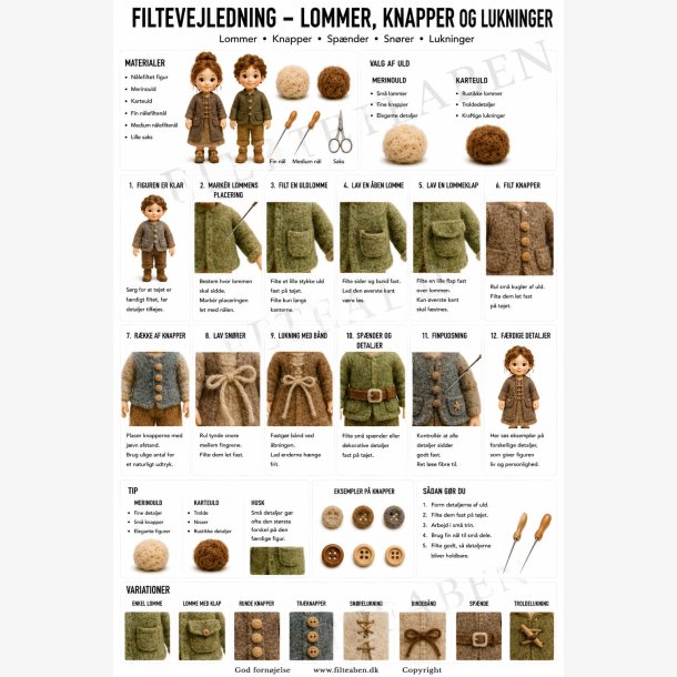 Lommer og knapper N�lefiltning