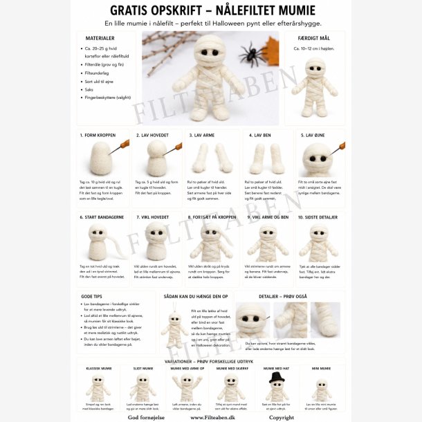 Mumie n�lefilte opskrift