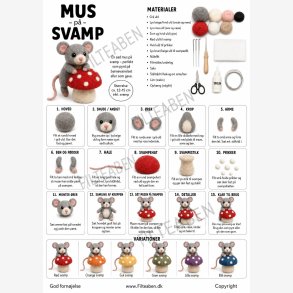 Mus p� svamp N�lefilt