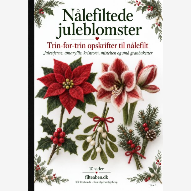 N�lefiltede juleblomster h�fte