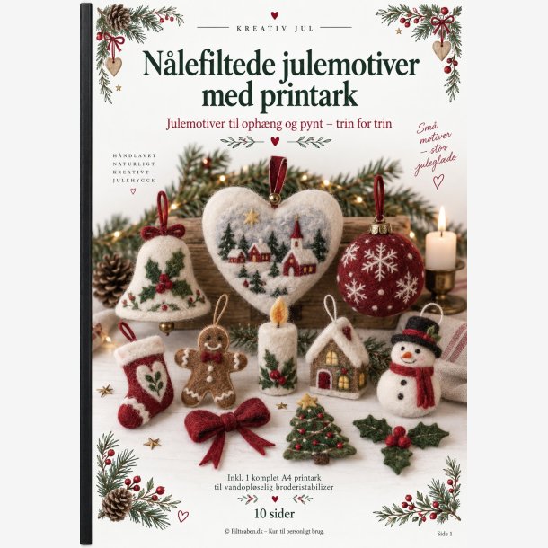 N�lefiltede julemotiver med printark