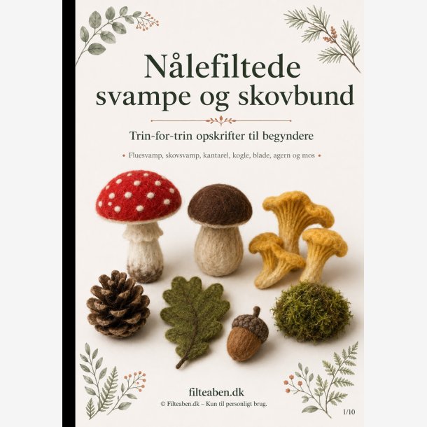 N�lefiltede svampe og skovbund