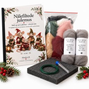 Materialepakke til n�lefiltede julemus