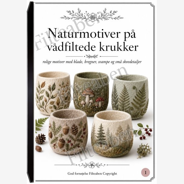 Natur motiver p� v�dfiltede krukker