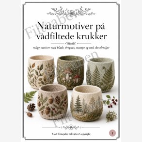 Natur motiver p� v�dfiltede krukker