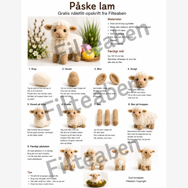 P�ske lam n�lefilte opskrift