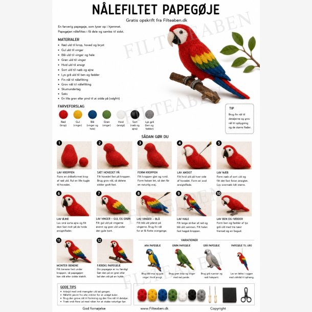 Papeg�je n�lefiltet