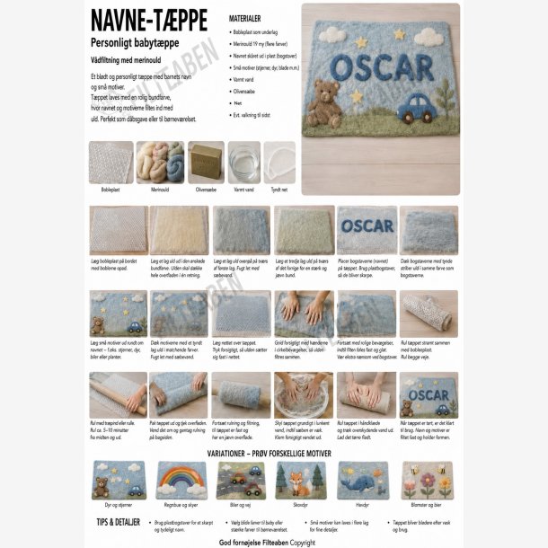 Personligt navne t�ppe v�dfiltet