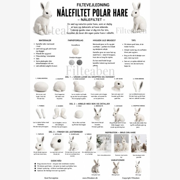Polar hare n�lefilte opskrift