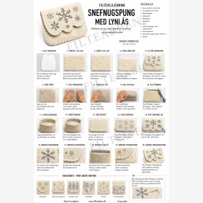 Pung med snefnug v�dfiltning