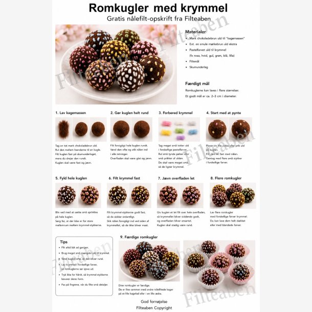 Rom kugler n�lefilte opskrift