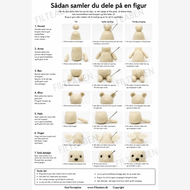 S�dan samler du dele i n�lefiltning