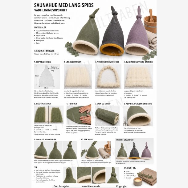 Sauna hue med knude v�dfiltning