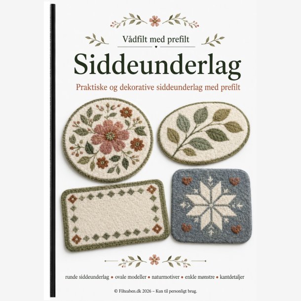 Siddeunderlag med prefilt
