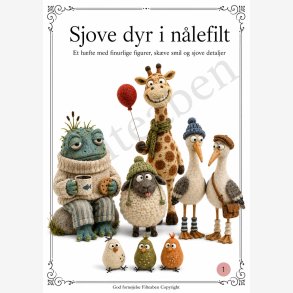 Sjove dyr i n�lefilt