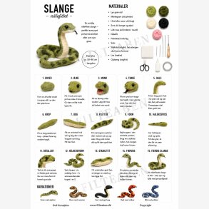 Slange n�lefilte opskrift