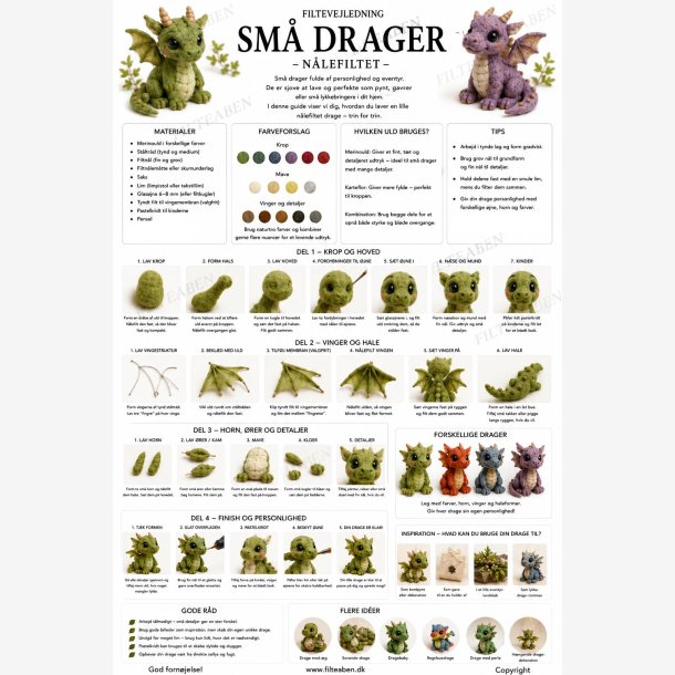 Drager sm� n�lefilt