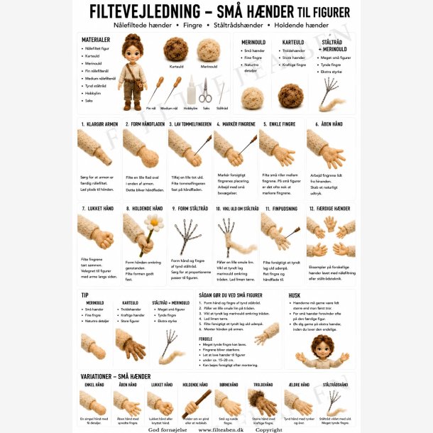 Sm� h�nder n�lefiltning