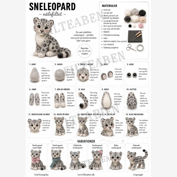 Sneleopard n�lefilte opskrift