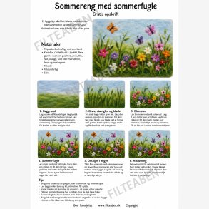 Sommereng med sommerfugle n�lefiltet