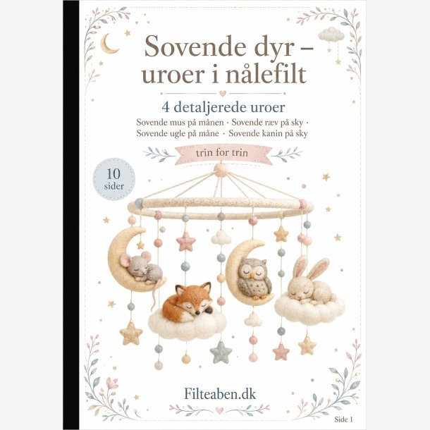 Sovende dyr � uroer i n�lefilt 