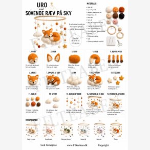 Sovende r�v p� sky uro n�lefiltet opskrift