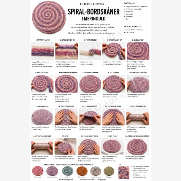 Bordsk�ner Rosa v�dfiltning