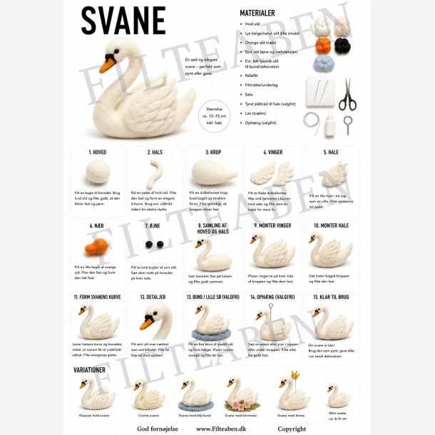 Svane n�lefilte opskrift
