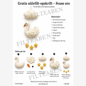 Svane uro lille n�lefiltet opskrift