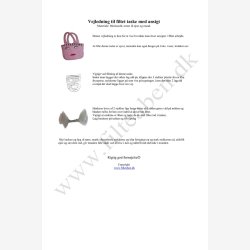 Filteopskrift Taske med ansigt