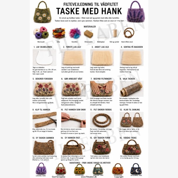 Taske syet sammen v�dfiltning