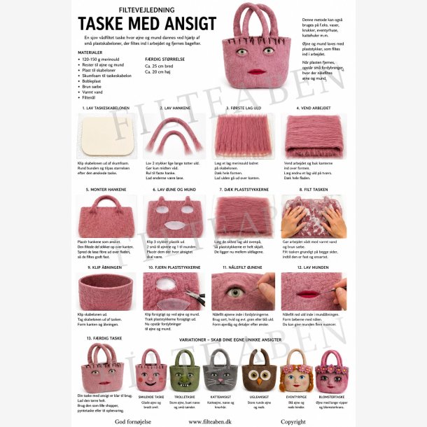 Taske med ansigt v�dfiltning
