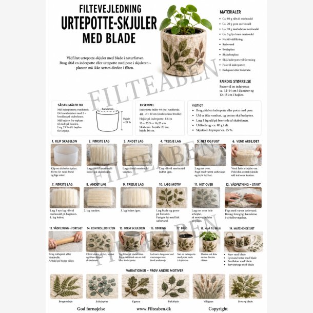 Urtepotte skjuler v�dfiltning