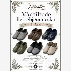 V�dfiltede herrehjemmesko 