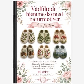 V�dfiltede hjemmesko med naturmotiver