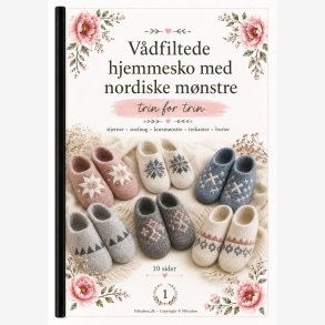 V�dfiltede hjemmesko med nordiske m�nstre