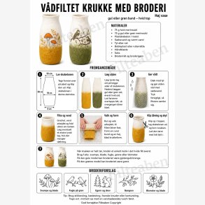 V�dfiltet krukke med broderi