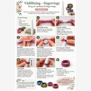 V�dfiltede fingerringe opskrift
