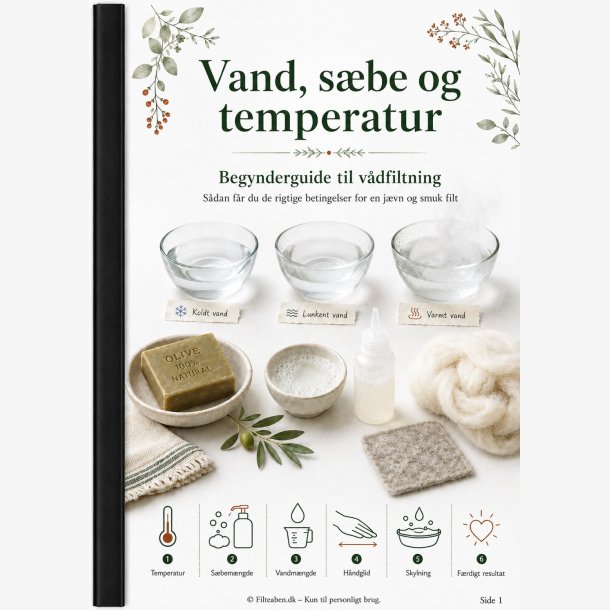 Vand, s�be og temperatur
