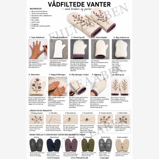 Vanter med perler  v�dfiltning