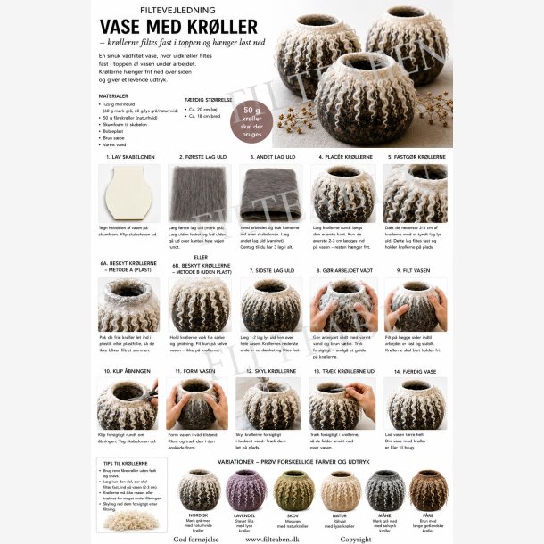 Vase med kr�ller v�dfiltning